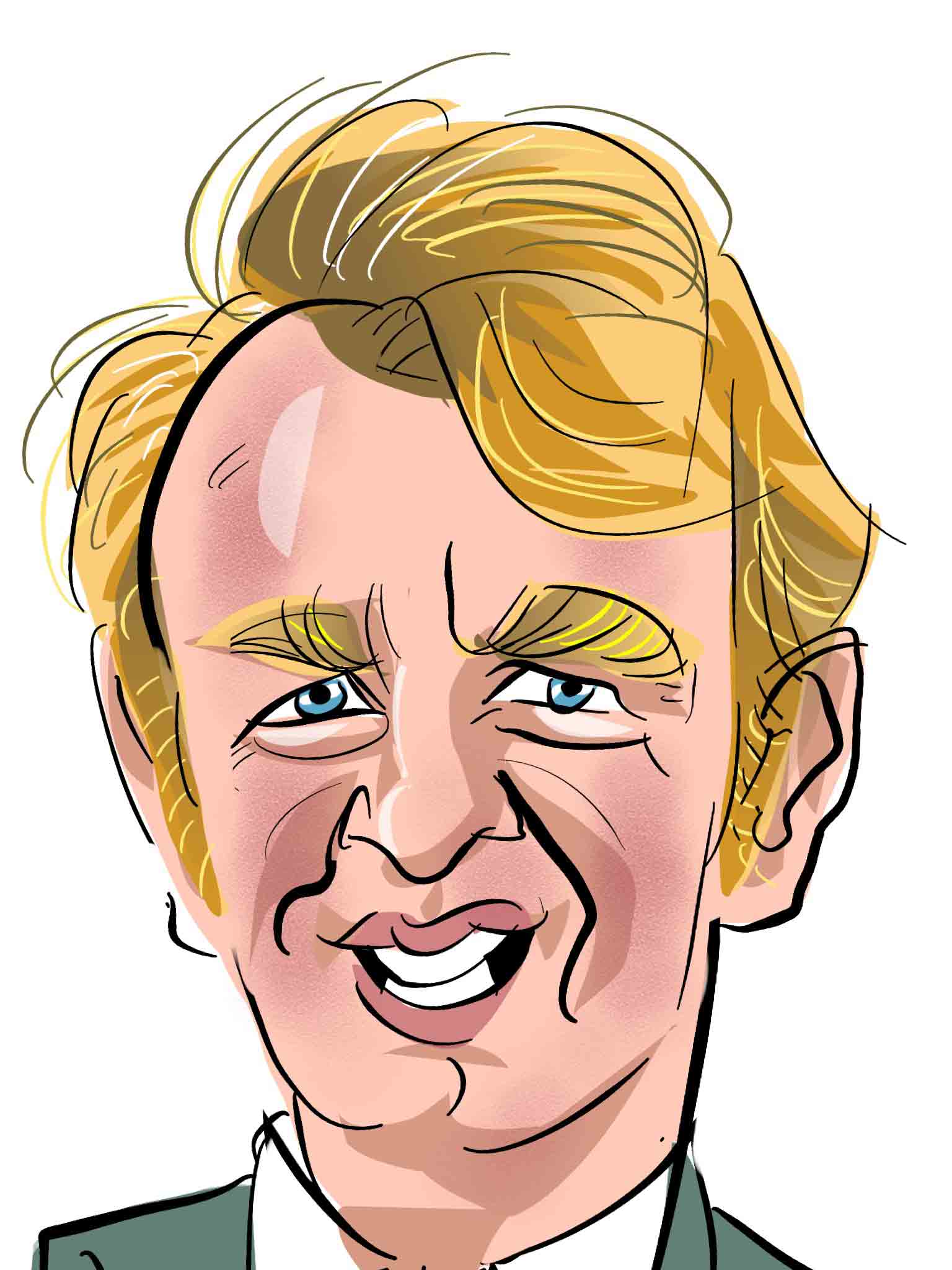 dave coaches caricature steffan rhodri caricature gavin and stacey caricature