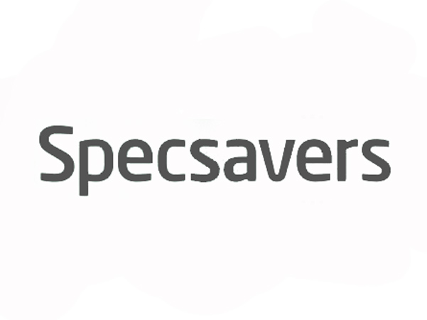 specsavers logo caricature of the team at different branches