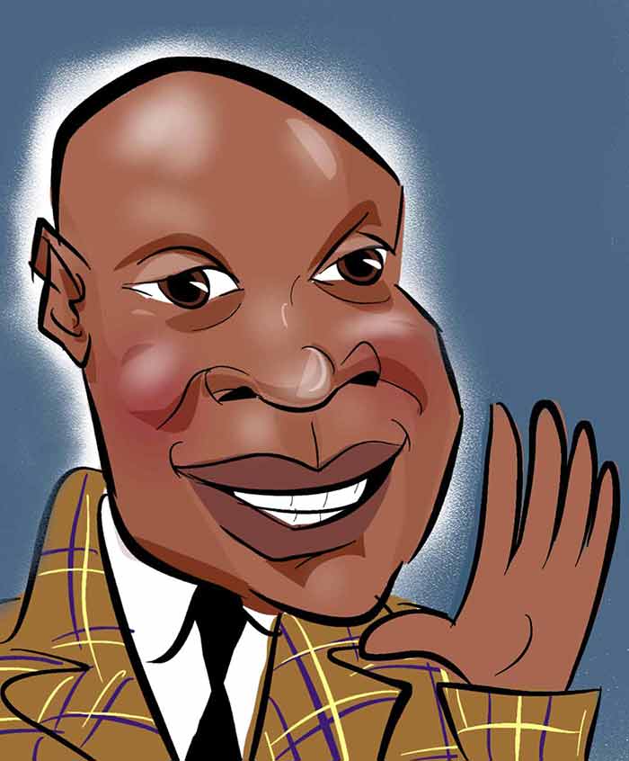 Chris Eubank Caricature