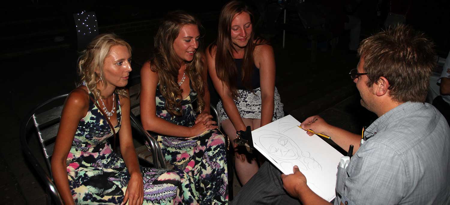 caricature in the dark
