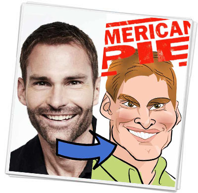 American pie cartoon caricature