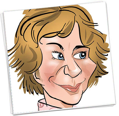 mo farah marathon runner caricature