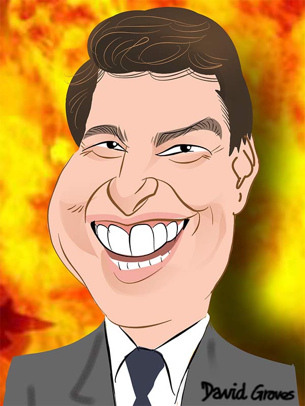 Tom Cruise Caricature Cartoon