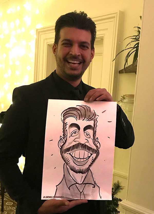 londoner gets a caricature