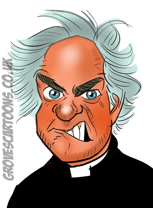 Father jack Caricature from Father ted