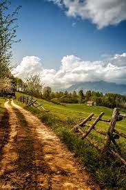 countryside and clouds