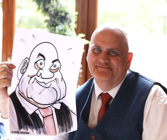 father of the groom caricature