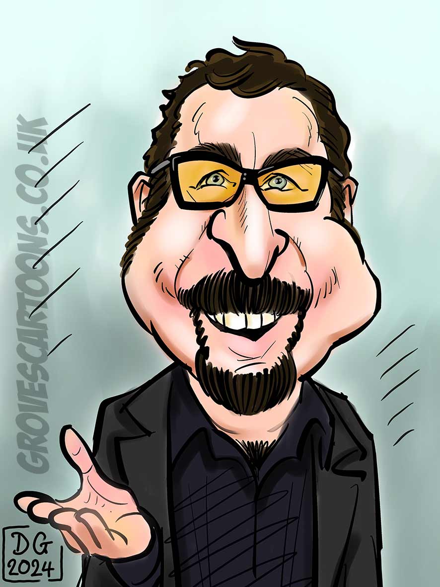 Steve Wright caricature