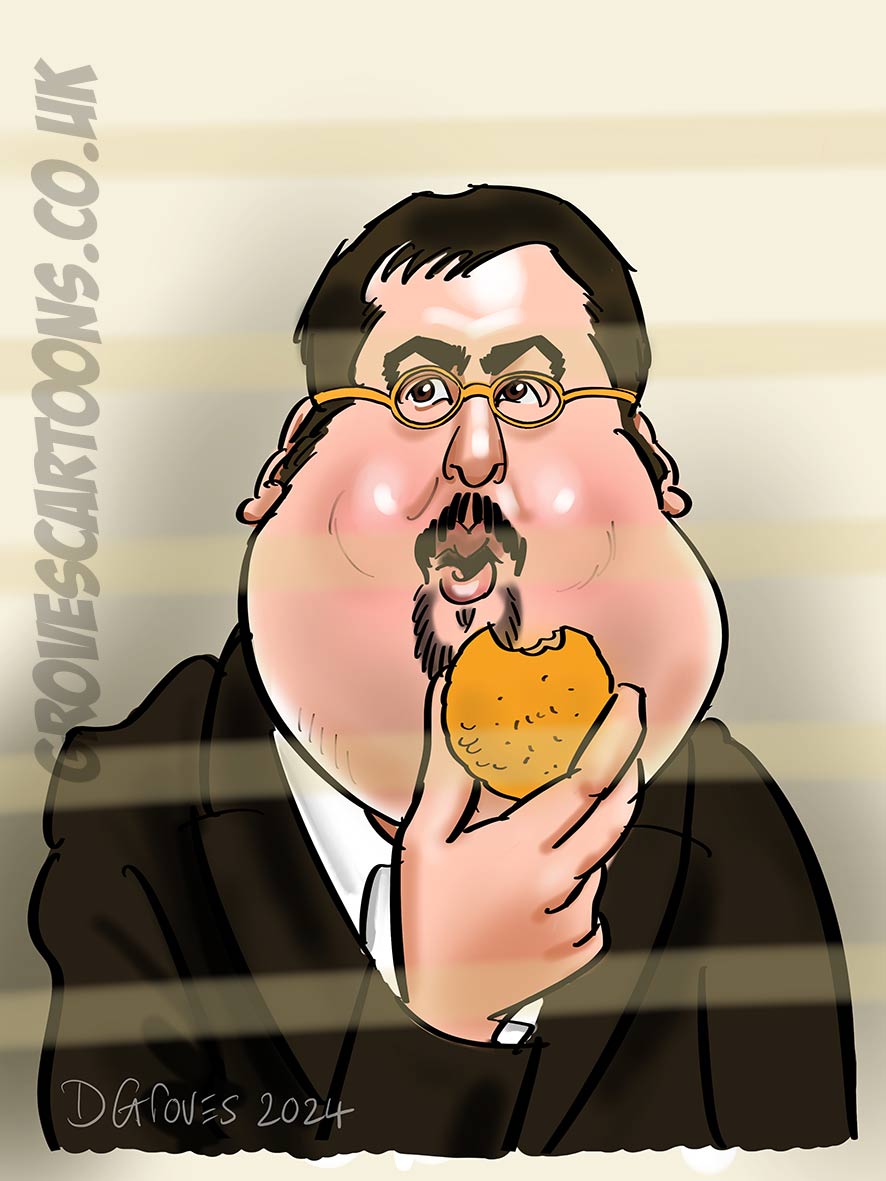 Ewen MacIntosh caricature