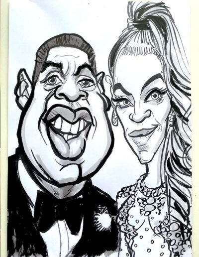 Beyonce and Jay Z art