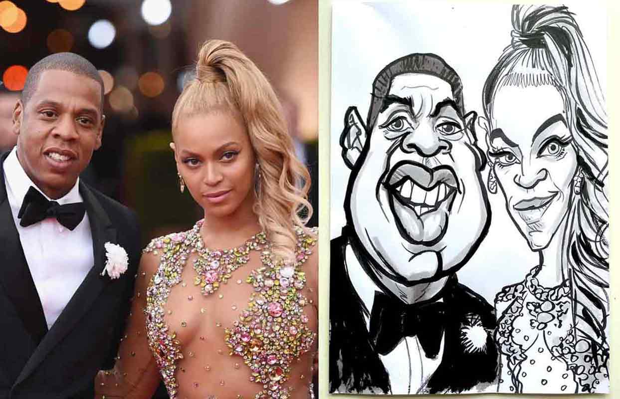 Beyonce and Jay Z Portraiture