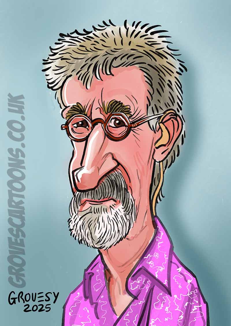 Eddie Jordan caricature