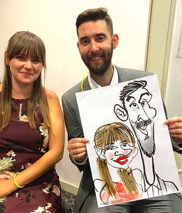 dancing floor rave caricature