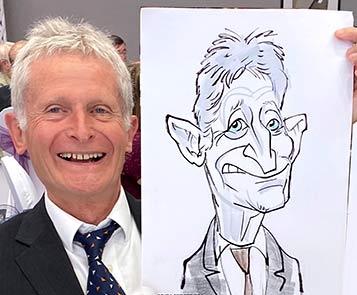 bridge nose caricature