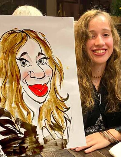 teenager loves her drawing