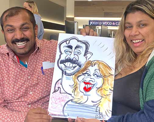kingston festival caricatures