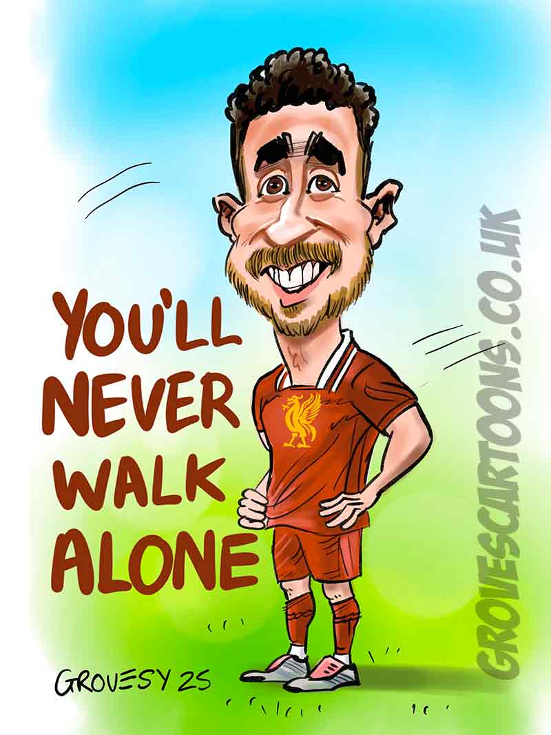 Diogo Jota caricature