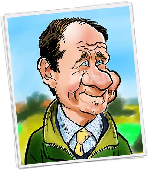charlie Ireland caricature