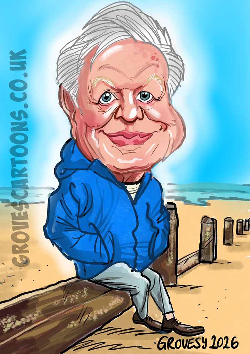 Partricia Routledge caricature