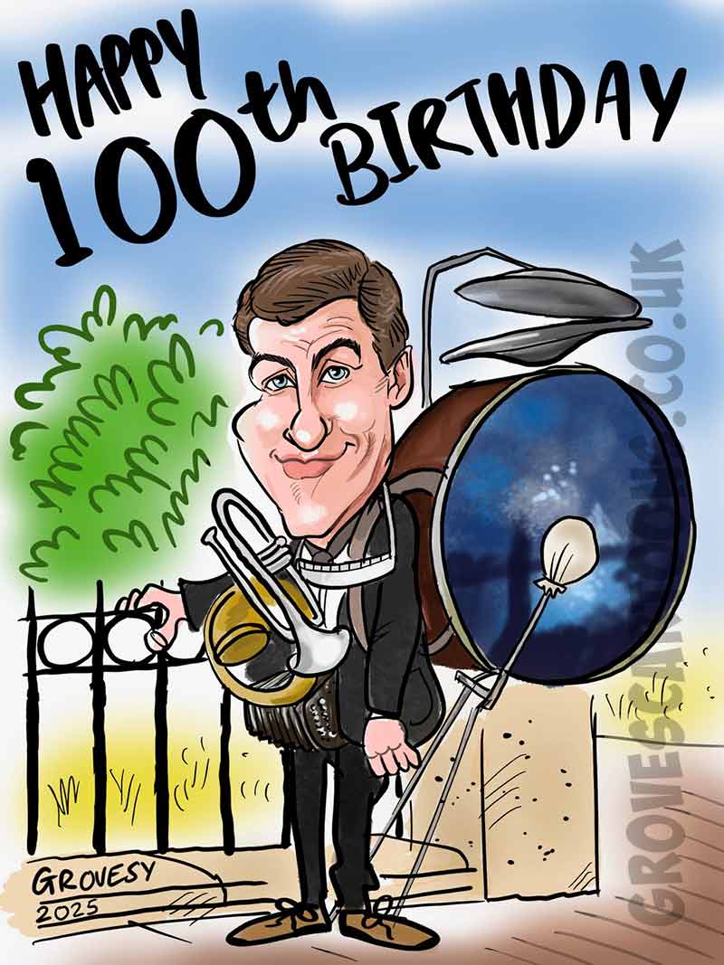 Partricia Routledge caricature