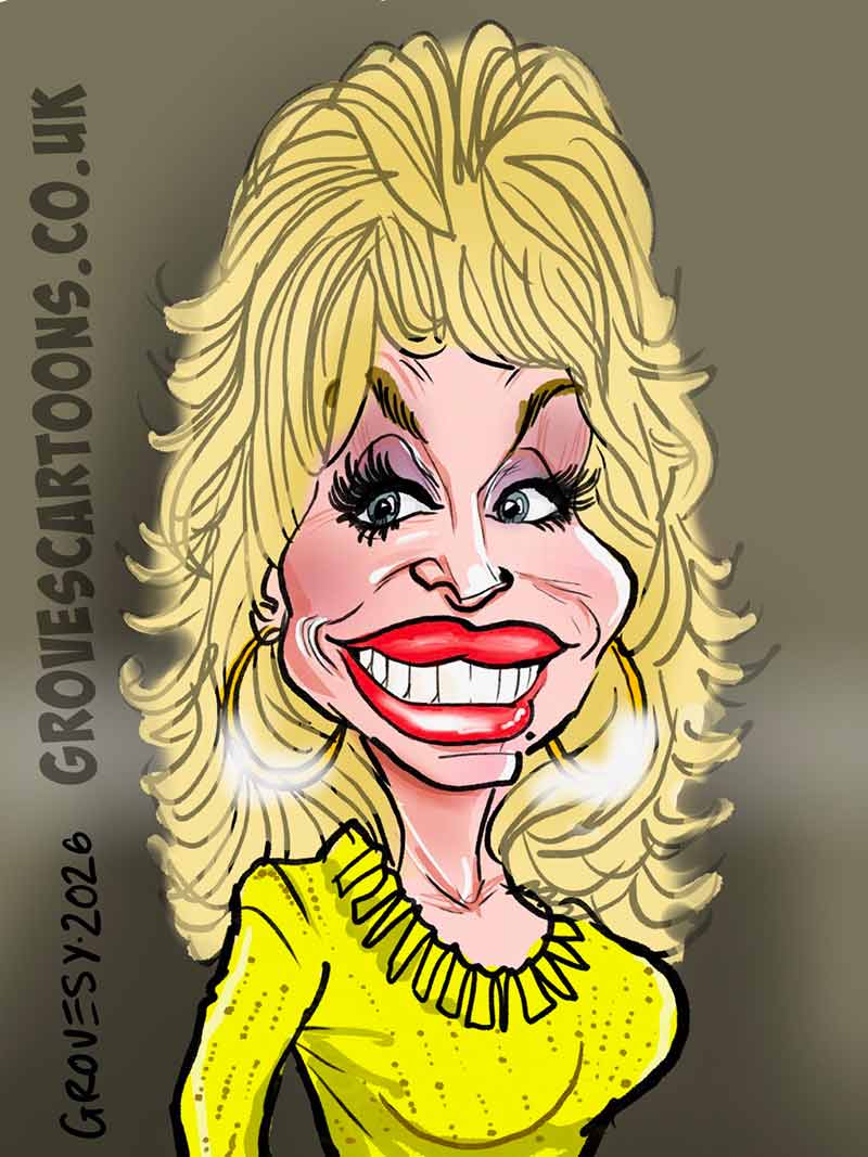 Partricia Routledge caricature