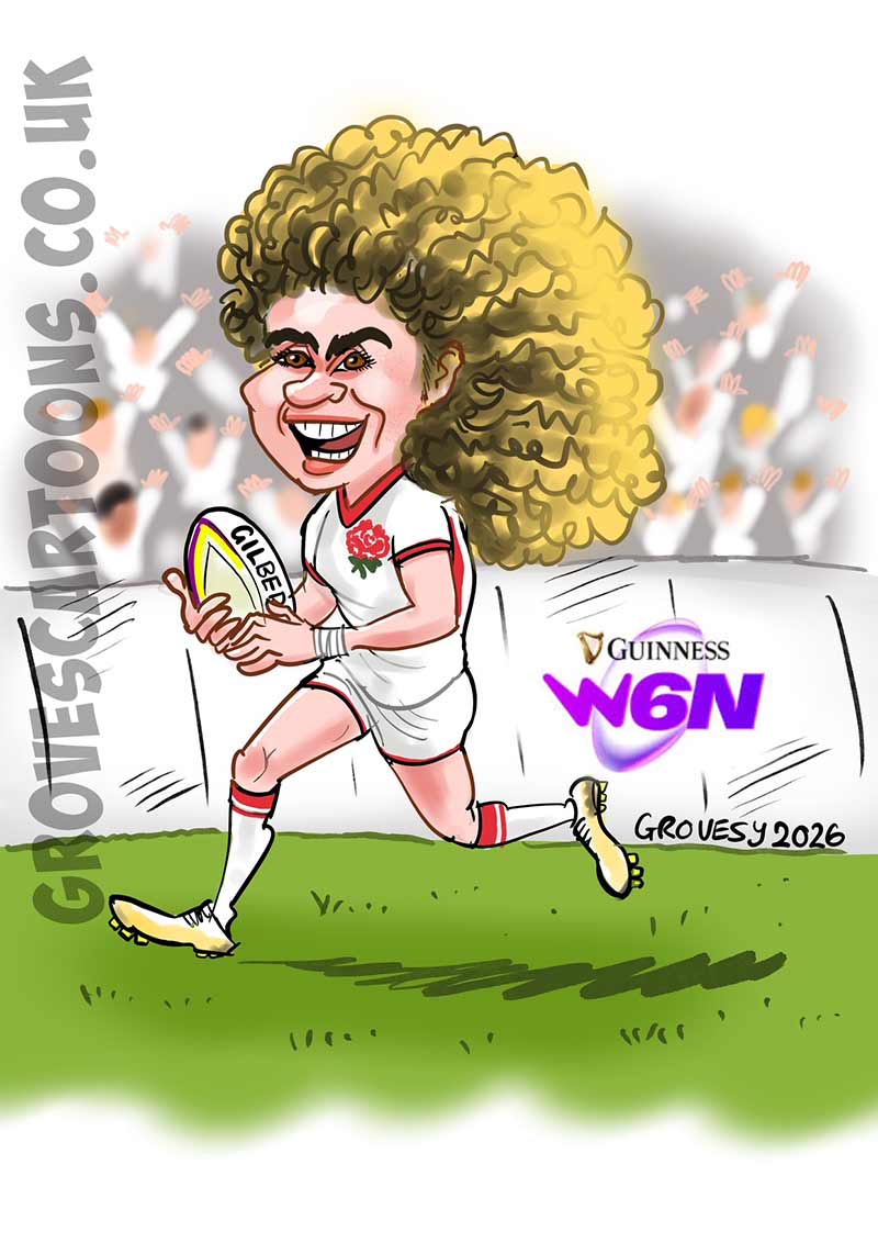Partricia Routledge caricature