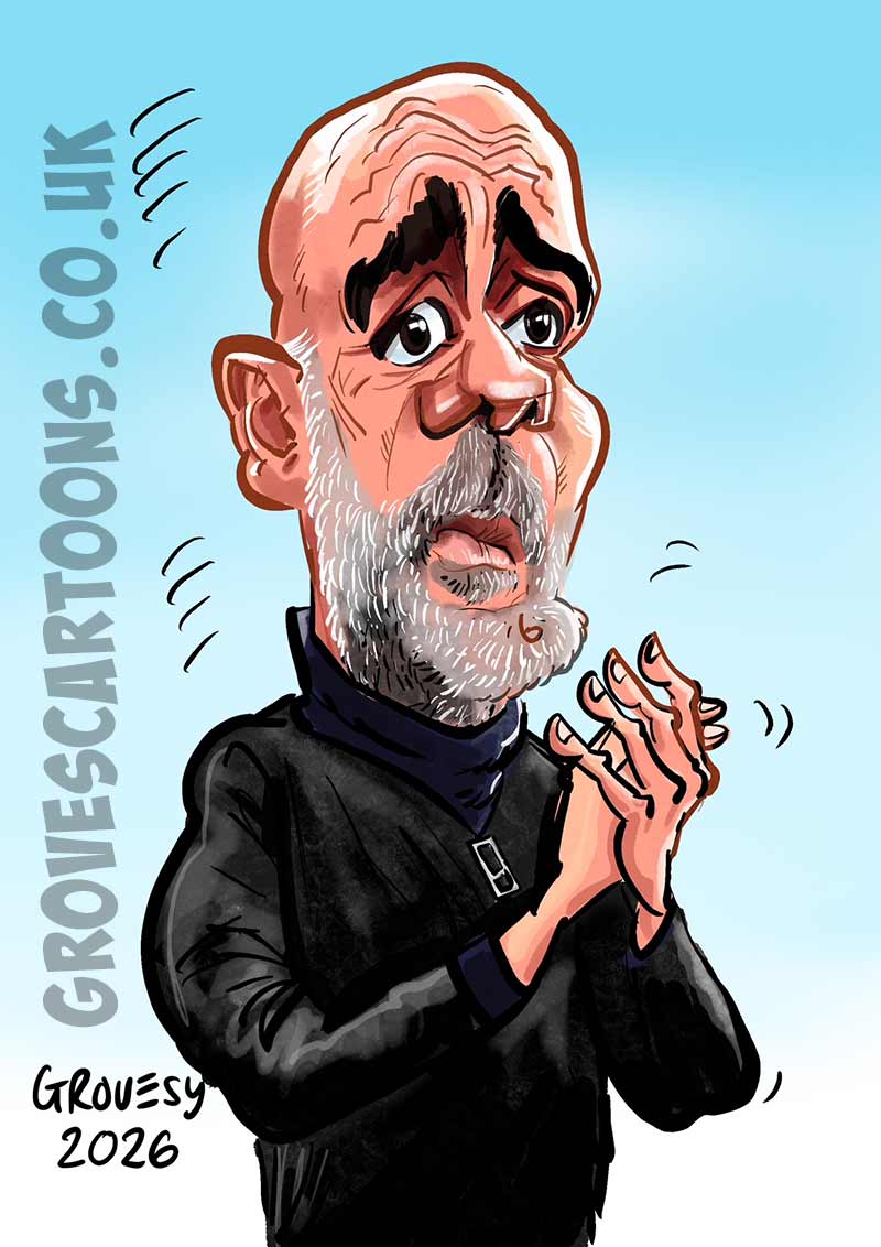 Partricia Routledge caricature