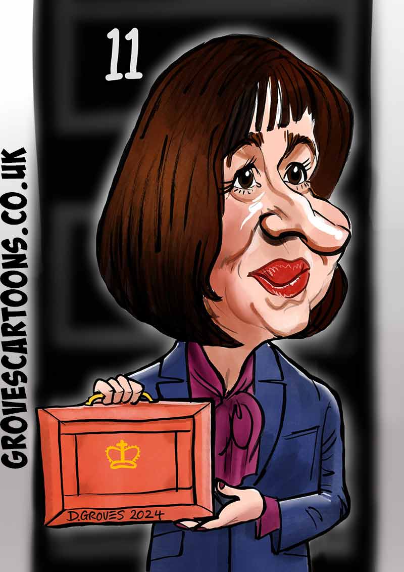 Partricia Routledge caricature