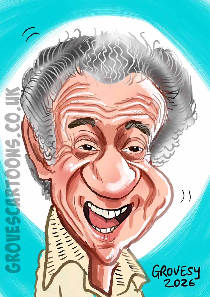Partricia Routledge caricature